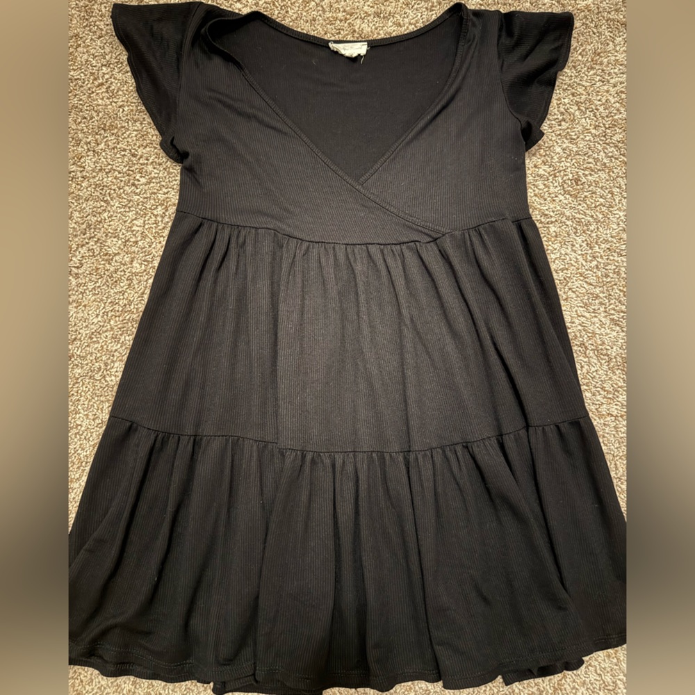 Black Tiered Dress